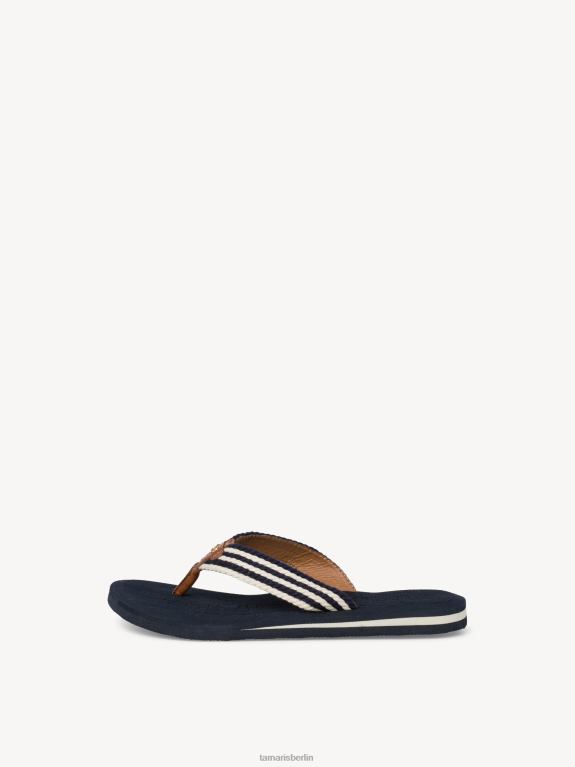 de Tamaris Frauen Zehentrenner – blau/marine gestreift 0LHV41883 Schuhe