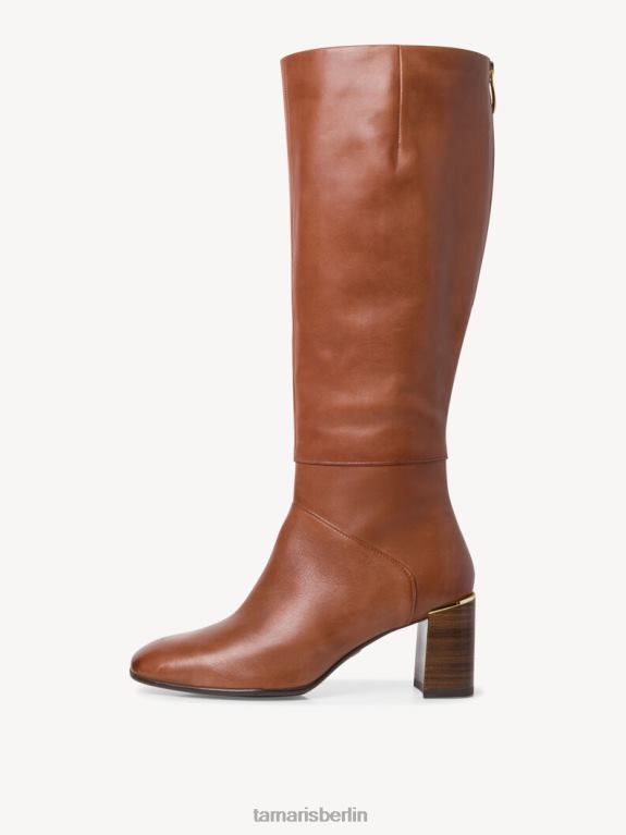 de Tamaris Frauen Lederstiefel - braun/cognac 0LHV41889 Schuhe