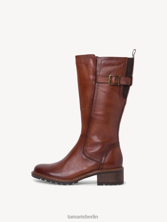 de Tamaris Frauen Lederstiefel - braun/kastanie 0LHV41797 Schuhe