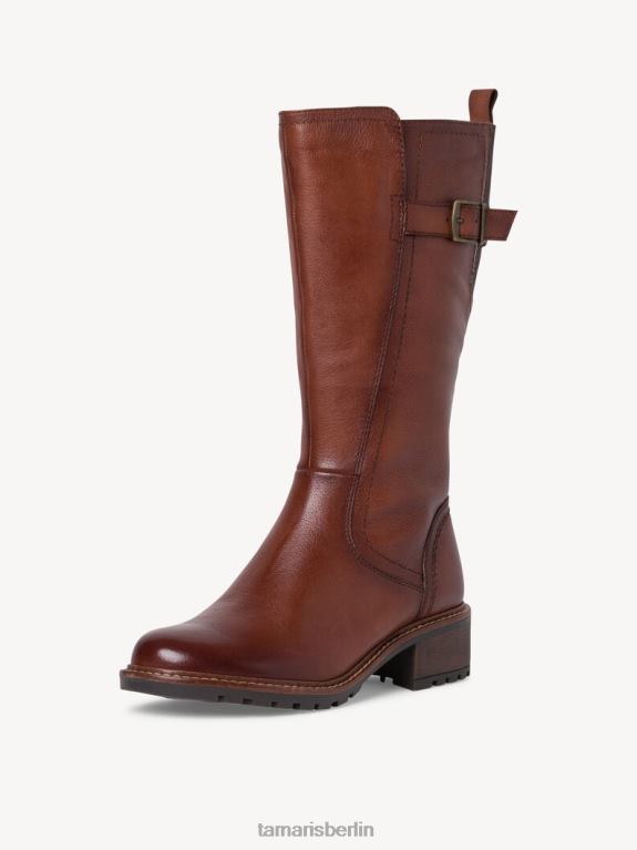 de Tamaris Frauen Lederstiefel - braun/kastanie 0LHV41797 Schuhe