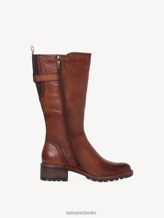 de Tamaris Frauen Lederstiefel - braun/kastanie 0LHV41797 Schuhe