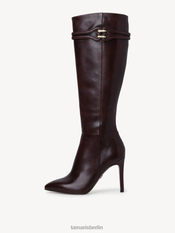 de Tamaris Frauen Lederstiefel - braun/mocca 0LHV41270 Schuhe