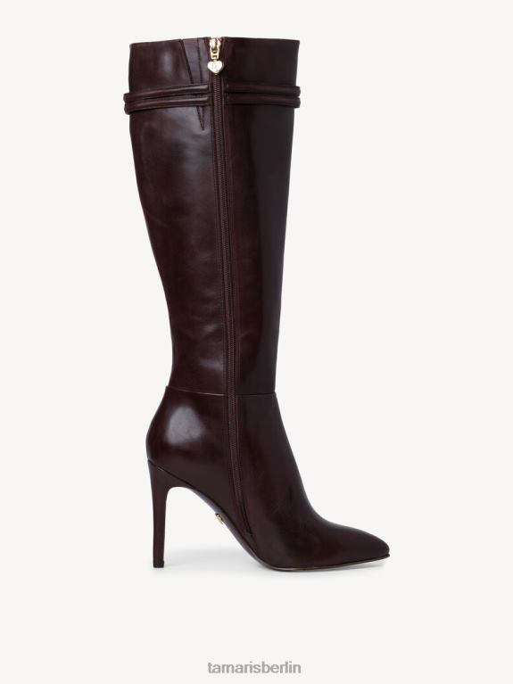 de Tamaris Frauen Lederstiefel - braun/mocca 0LHV41270 Schuhe