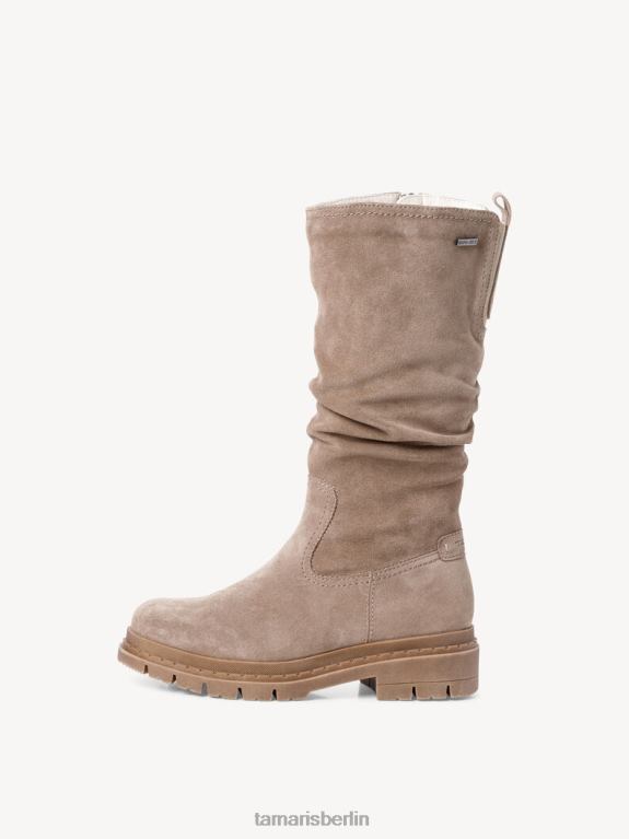 de Tamaris Frauen Lederstiefel - braun/taupe 0LHV4598 Schuhe
