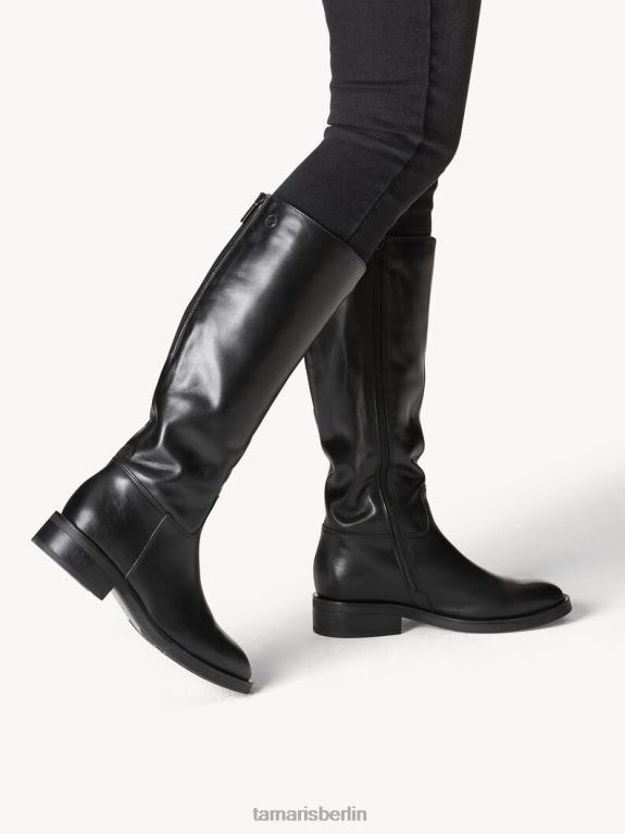 de Tamaris Frauen Lederstiefel - schwarz 0LHV41836 Schuhe