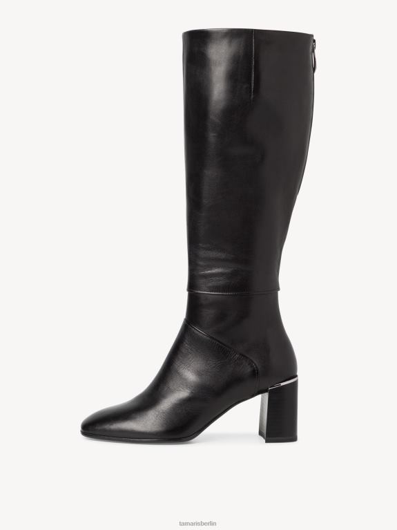 de Tamaris Frauen Lederstiefel - schwarz 0LHV42063 Schuhe