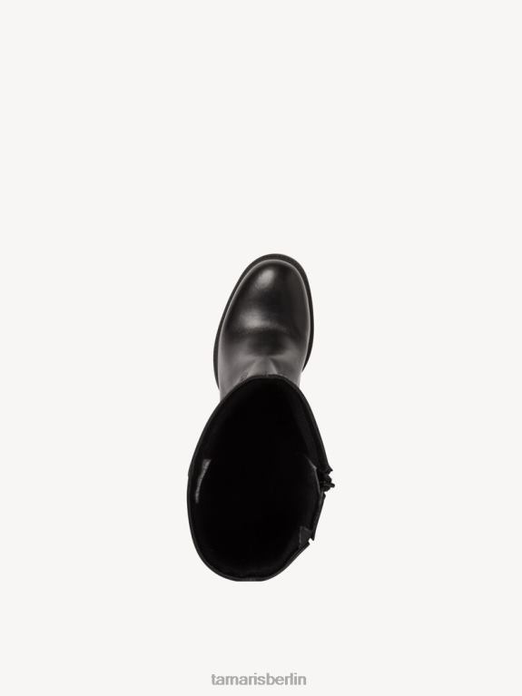 de Tamaris Frauen Lederstiefel - schwarz 0LHV42085 Schuhe