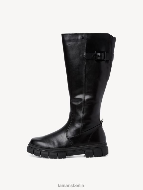 de Tamaris Frauen Lederstiefel - schwarz 0LHV4358 Schuhe
