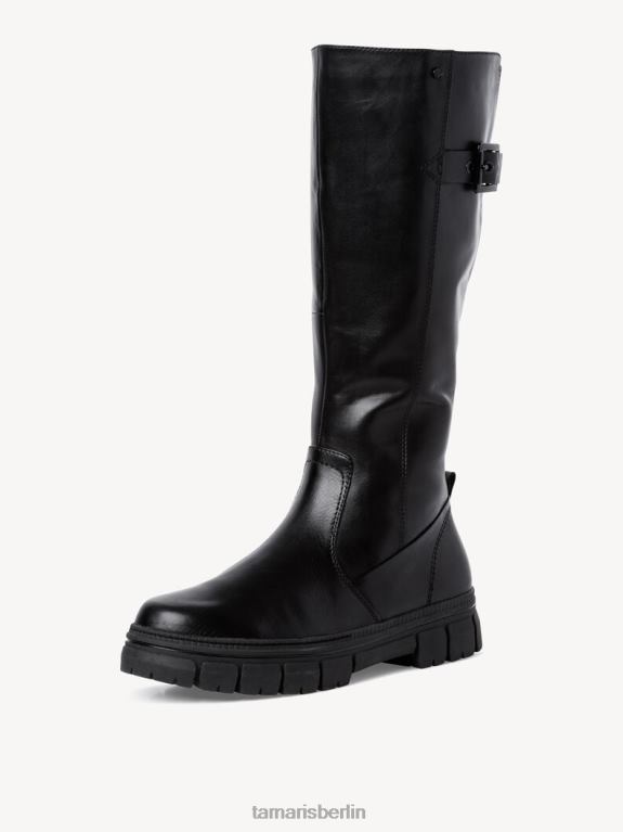 de Tamaris Frauen Lederstiefel - schwarz 0LHV4358 Schuhe
