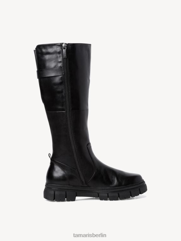 de Tamaris Frauen Lederstiefel - schwarz 0LHV4358 Schuhe