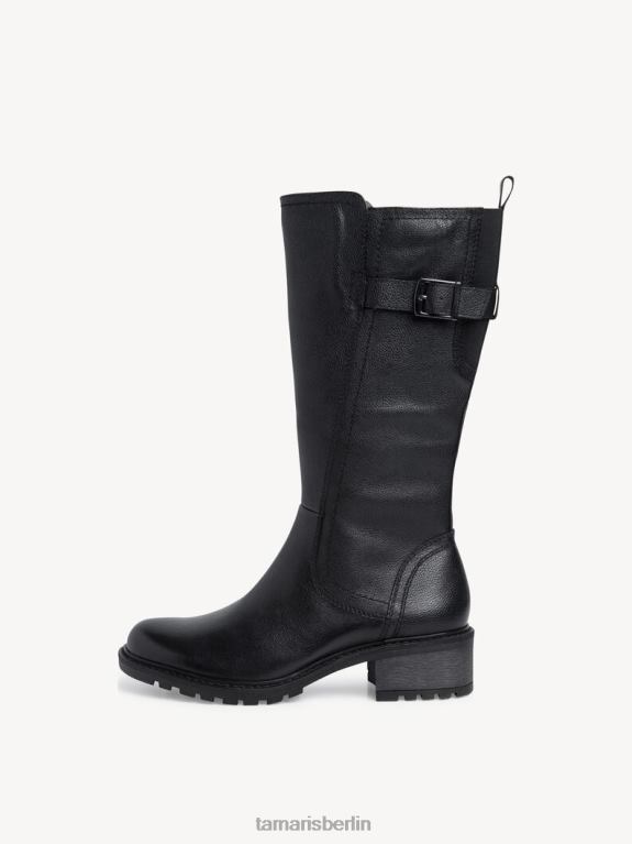 de Tamaris Frauen Lederstiefel - schwarz 0LHV4596 Schuhe