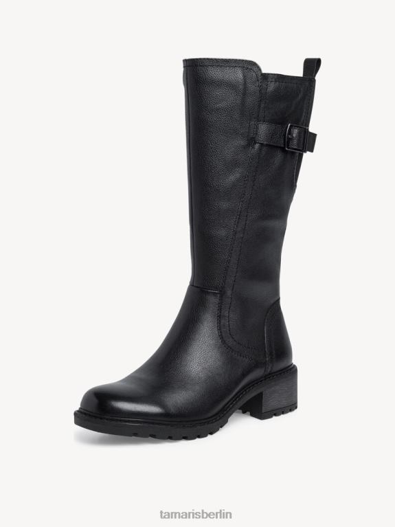 de Tamaris Frauen Lederstiefel - schwarz 0LHV4596 Schuhe