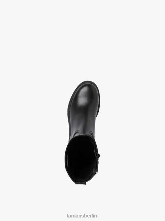 de Tamaris Frauen Lederstiefel - schwarz/schwarzes Leder 0LHV41488 Schuhe