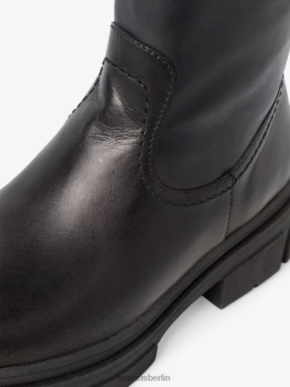 de Tamaris Frauen Lederstiefel - schwarz/schwarzes Leder 0LHV465 Schuhe