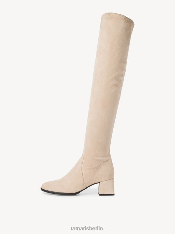 de Tamaris Frauen Overknee-Stiefel - Beige/Elfenbein 0LHV41784 Schuhe