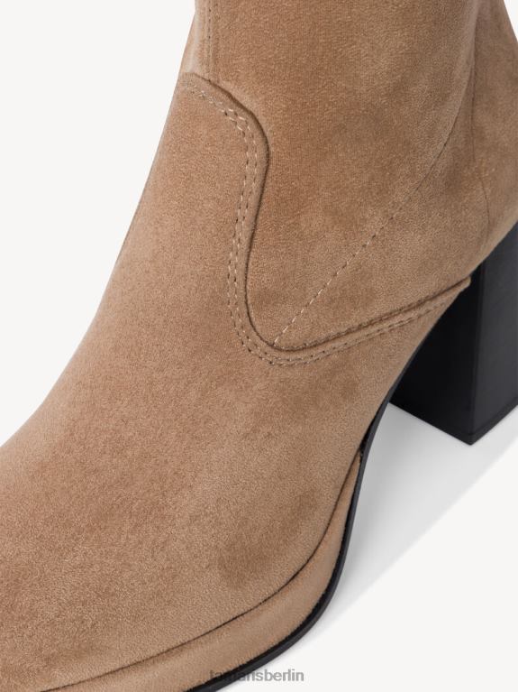 de Tamaris Frauen Overknee-Stiefel - Braun/Pfeffer 0LHV4162 Schuhe