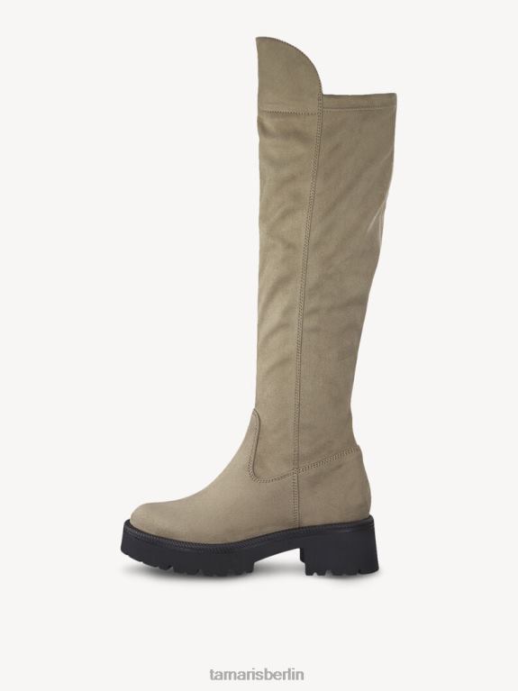 de Tamaris Frauen Overknee-Stiefel - Braun/Taupe 0LHV4518 Schuhe