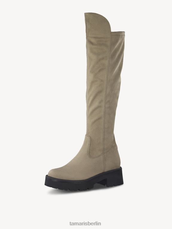de Tamaris Frauen Overknee-Stiefel - Braun/Taupe 0LHV4518 Schuhe