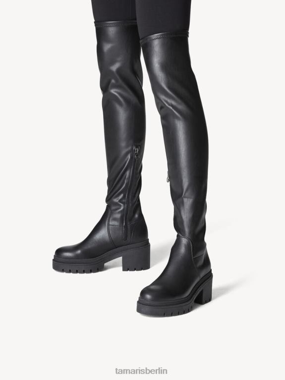 de Tamaris Frauen Overknee-Stiefel - schwarz 0LHV41717 Schuhe