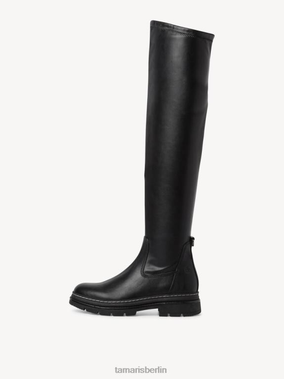 de Tamaris Frauen Overknee-Stiefel - schwarz 0LHV41929 Schuhe