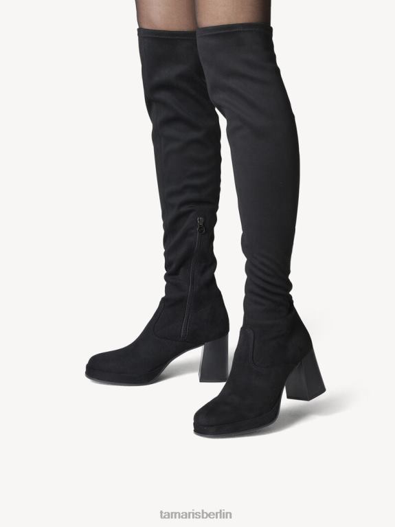 de Tamaris Frauen Overknee-Stiefel - schwarz 0LHV4206 Schuhe