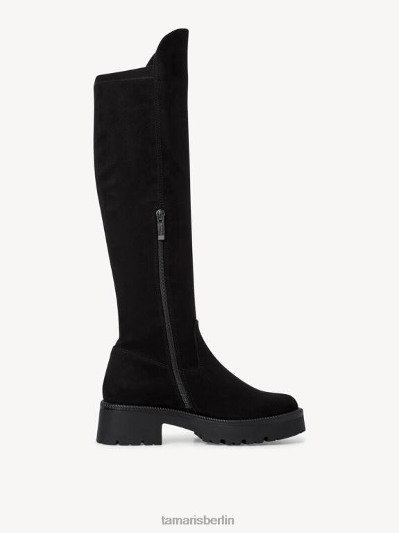 de Tamaris Frauen Overknee-Stiefel - schwarz 0LHV4482 Schuhe