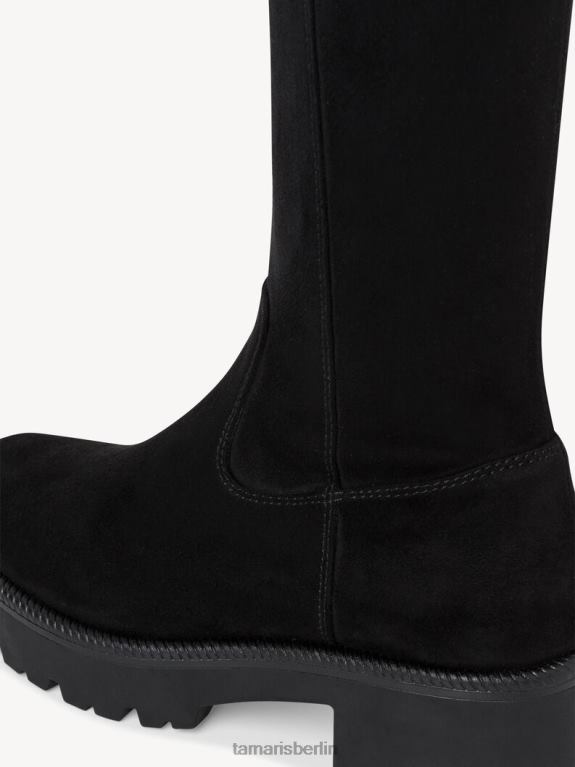 de Tamaris Frauen Overknee-Stiefel - schwarz 0LHV4482 Schuhe