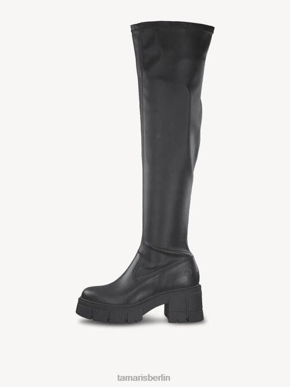 de Tamaris Frauen Overknee-Stiefel - schwarz 0LHV4487 Schuhe