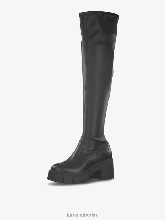 de Tamaris Frauen Overknee-Stiefel - schwarz 0LHV4487 Schuhe