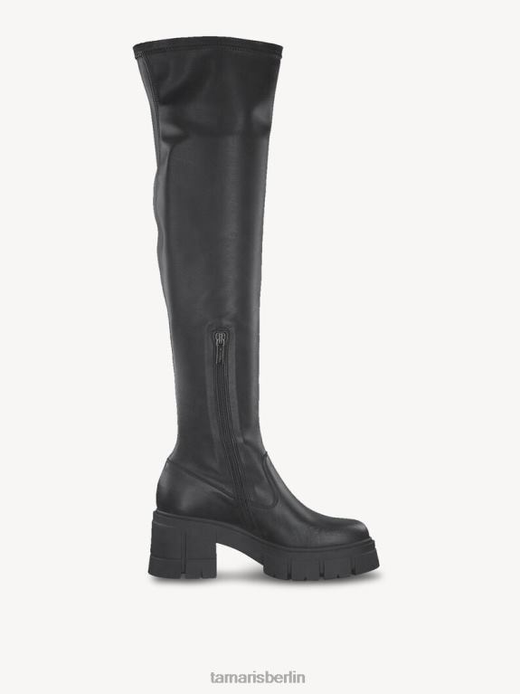 de Tamaris Frauen Overknee-Stiefel - schwarz 0LHV4487 Schuhe