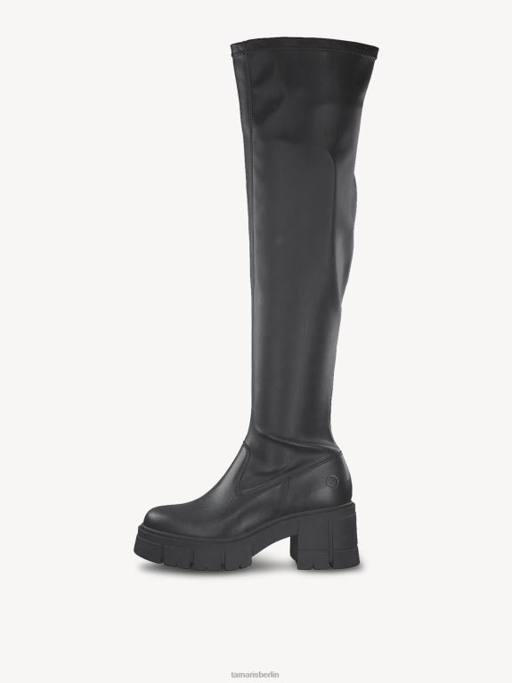 de Tamaris Frauen Overknee-Stiefel - schwarz 0LHV4487 Schuhe
