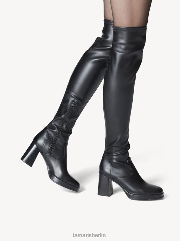 de Tamaris Frauen Overknee-Stiefel - schwarz 0LHV4826 Schuhe