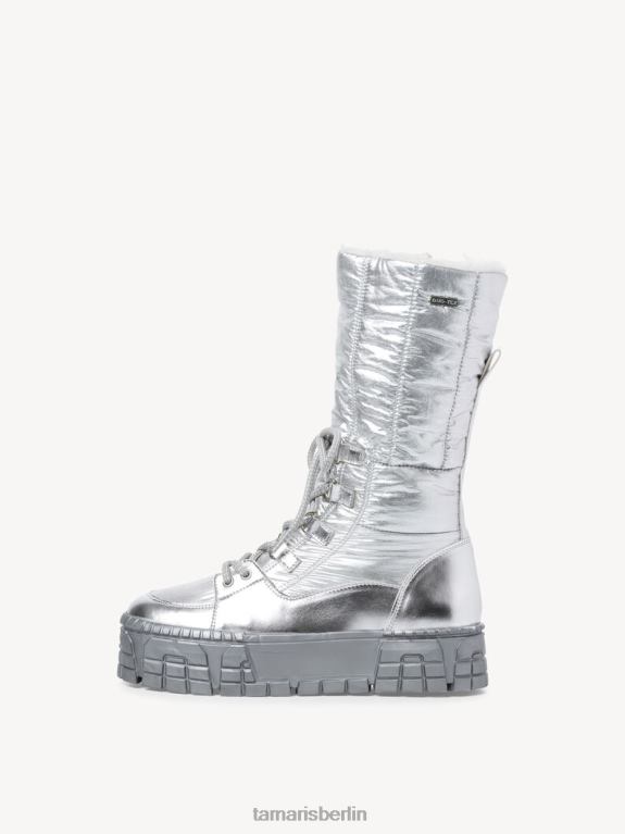 de Tamaris Frauen Stiefel - schwarzes Warmfutter/Silber 0LHV41476 Schuhe
