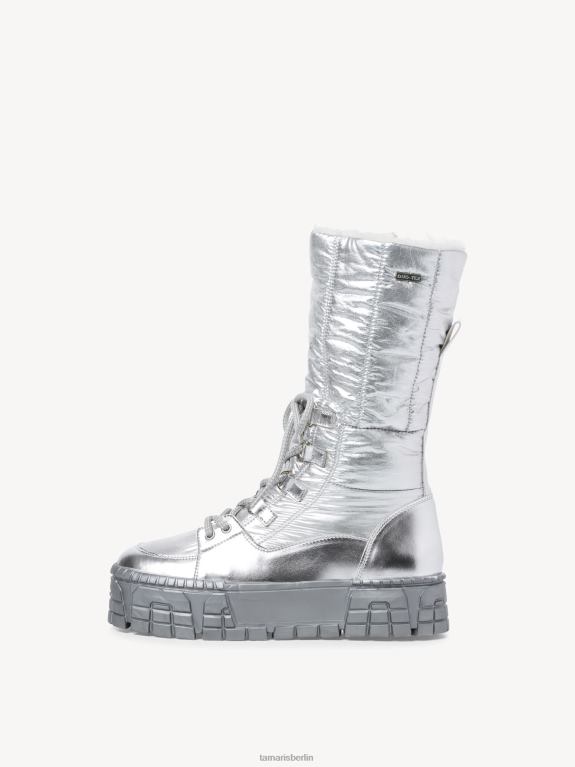 de Tamaris Frauen Stiefel - schwarzes Warmfutter/Silber 0LHV41476 Schuhe