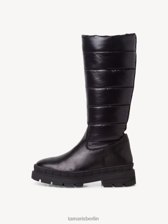de Tamaris Frauen Stiefel - schwarzes Warmfutter/schwarz glänzend 0LHV4873 Schuhe