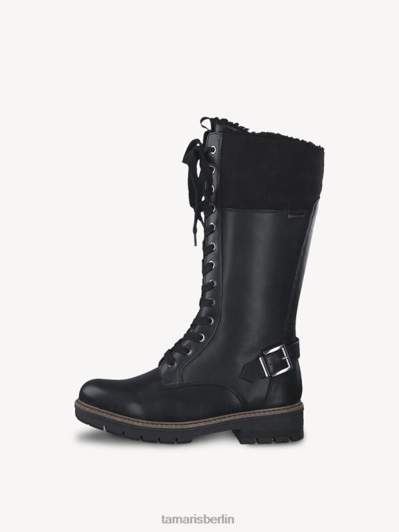 de Tamaris Frauen Stiefel - schwarzes Warmfutter/schwarz matt 0LHV41887 Schuhe