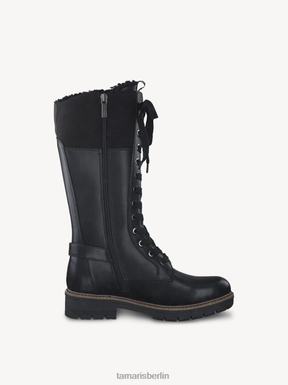 de Tamaris Frauen Stiefel - schwarzes Warmfutter/schwarz matt 0LHV41887 Schuhe