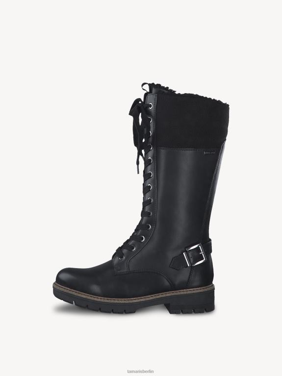 de Tamaris Frauen Stiefel - schwarzes Warmfutter/schwarz matt 0LHV41887 Schuhe