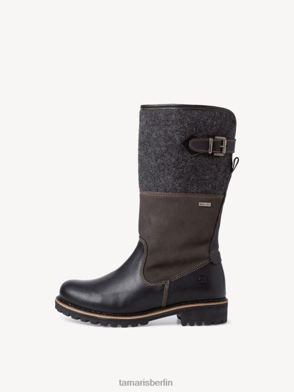 de Tamaris Frauen Stiefel - schwarzes Warmfutter/schwarzer Kamm 0LHV42052 Schuhe