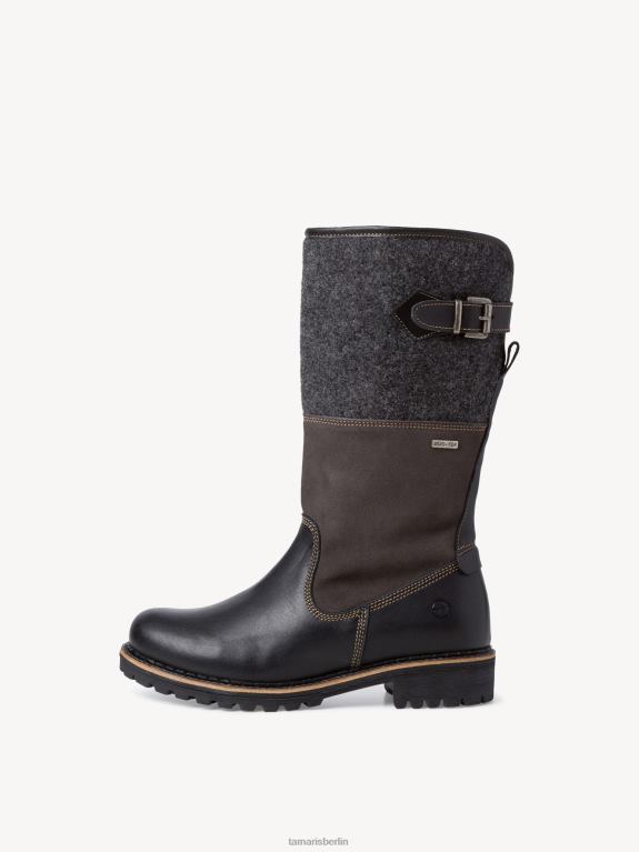 de Tamaris Frauen Stiefel - schwarzes Warmfutter/schwarzer Kamm 0LHV42052 Schuhe