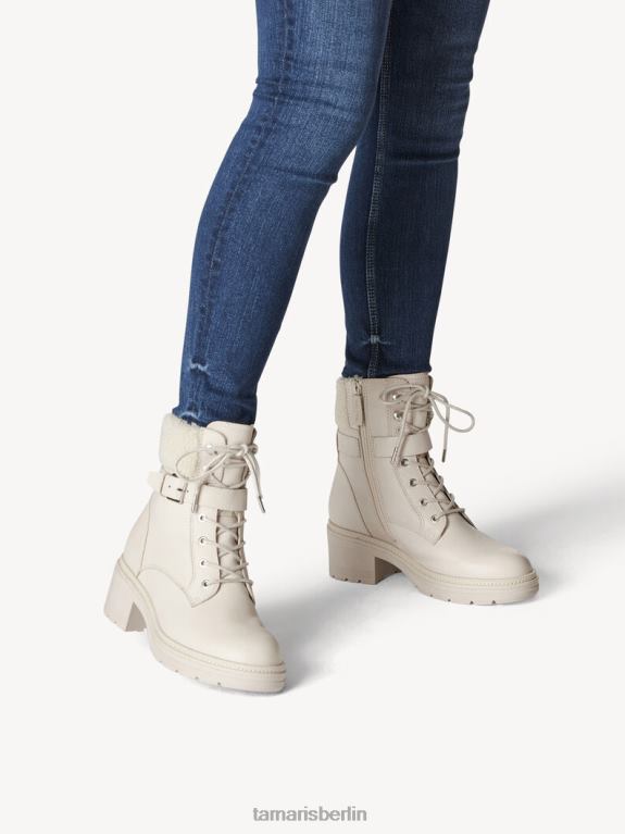 de Tamaris Frauen Bootie - Beige Warmfutter/Elfenbein Uni 0LHV41881 Schuhe