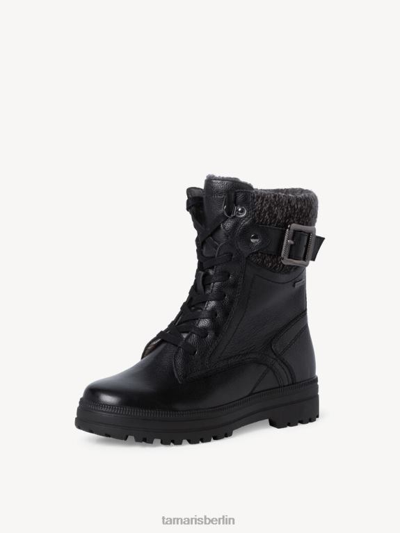 de Tamaris Frauen Bootie - Schwarz/Schwarzes Nappaleder 0LHV41378 Schuhe