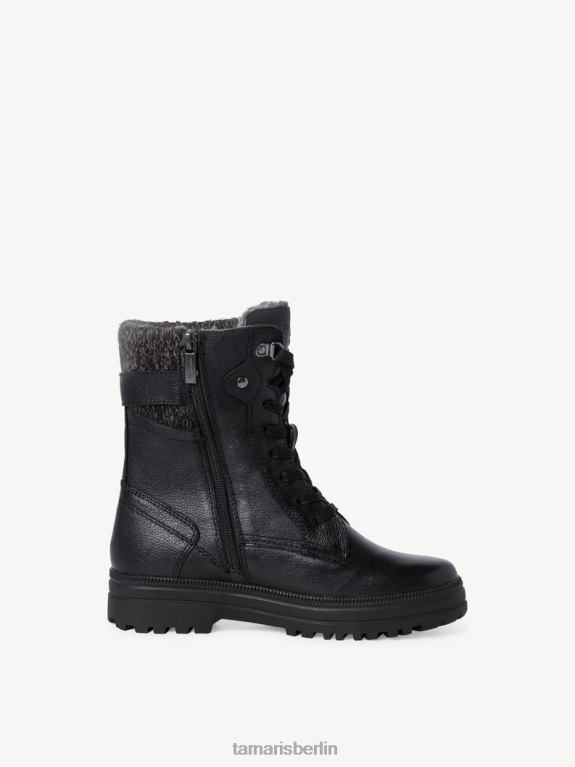 de Tamaris Frauen Bootie - Schwarz/Schwarzes Nappaleder 0LHV41378 Schuhe