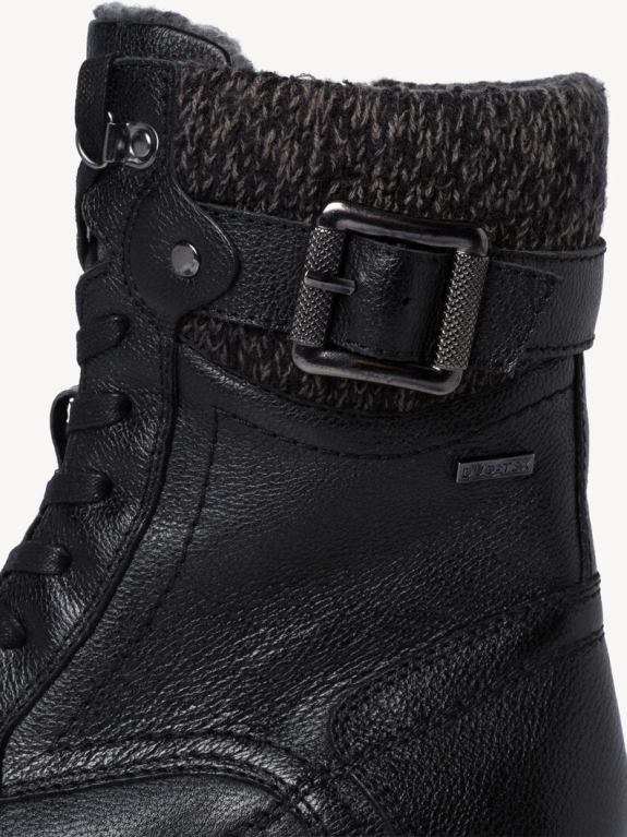 de Tamaris Frauen Bootie - Schwarz/Schwarzes Nappaleder 0LHV41378 Schuhe