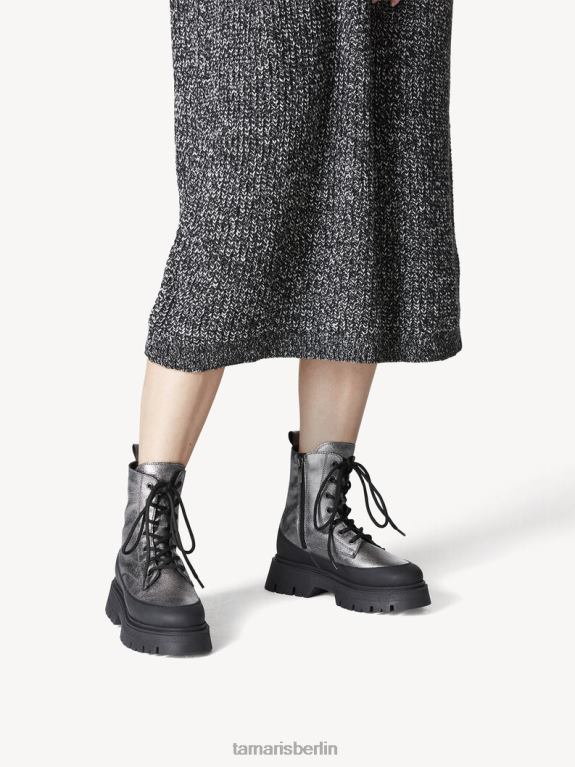 de Tamaris Frauen Bootie - Silber/Silber met 0LHV4124 Schuhe