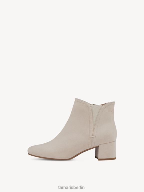 de Tamaris Frauen Bootie – beige/elfenbeinfarbenes Wildleder 0LHV4809 Schuhe