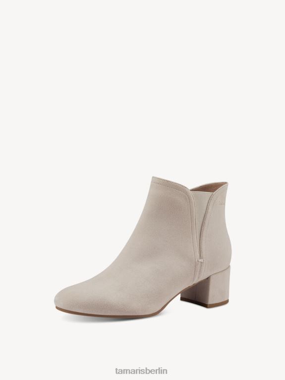 de Tamaris Frauen Bootie – beige/elfenbeinfarbenes Wildleder 0LHV4809 Schuhe