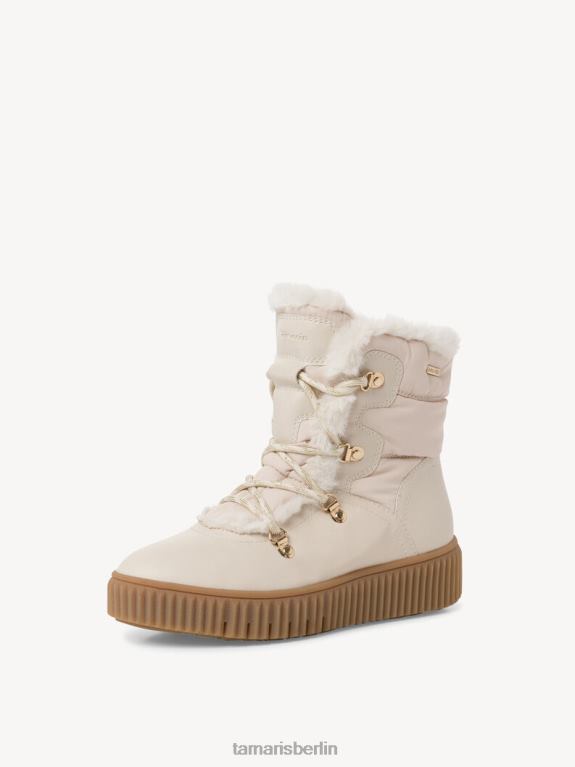 de Tamaris Frauen Bootie - beiges Warmfutter/Elfenbein 0LHV4477 Schuhe