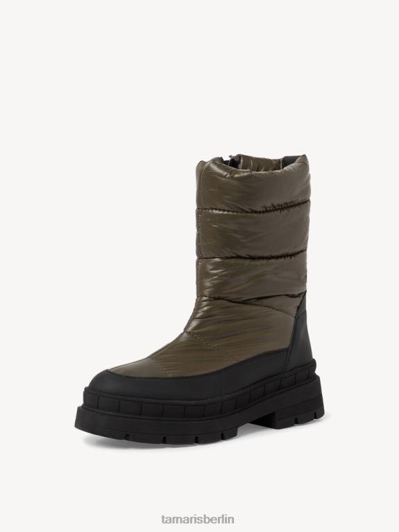 de Tamaris Frauen Bootie - grünes Warmfutter/Oliv 0LHV4121 Schuhe