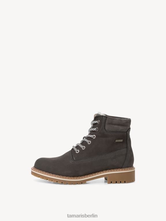 de Tamaris Frauen Bootie - graues Warmfutter/Anthrazit 0LHV41615 Schuhe